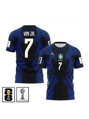 Vinicius Junior VINI JR 2026 World Cup Soccer Jersey Away